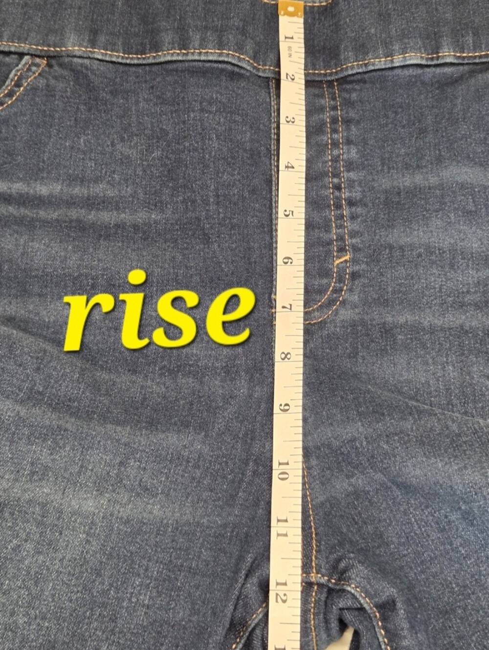 EVRI Indigo Blue Stretch Jeggings - Slim Waistband - Picture 7 of 13